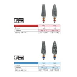 Labodent Tungsten Carbide HP Burs For Acrylic Resins - 2