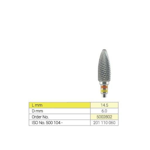 Labodent Tungsten Carbide HP Burs For Acrylic Resins
