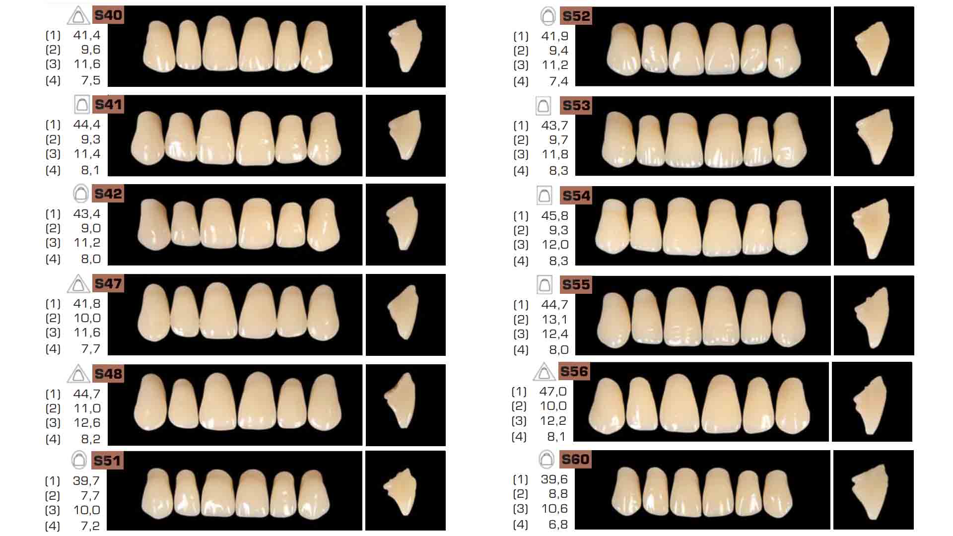 Ruthinium Acryrock Teeth Sets A1