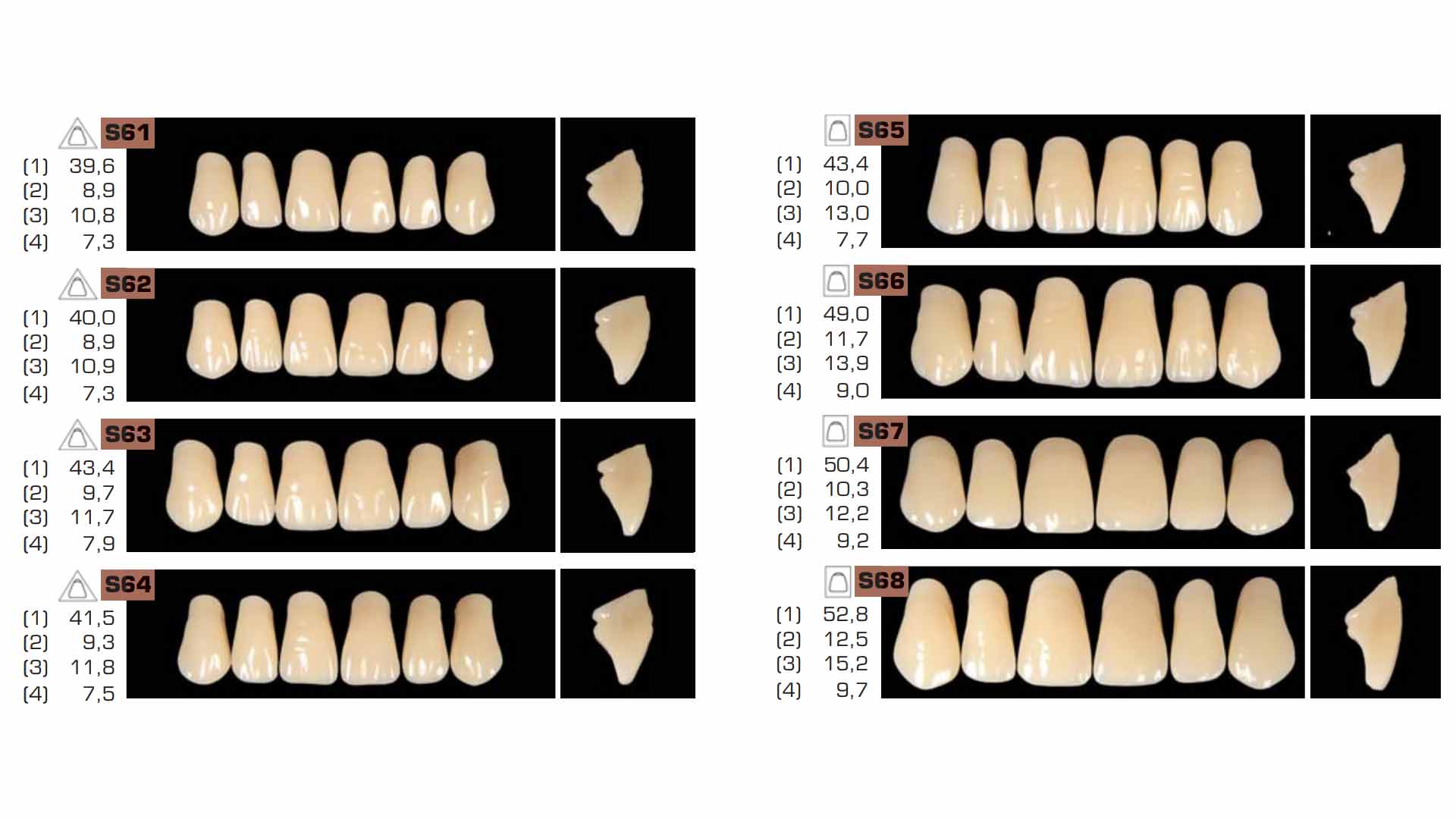 Ruthinium Acryrock Teeth Sets A2