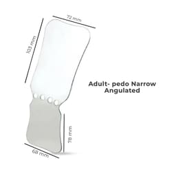 U Ortho Double Sided Stainless Steel Photographic Mirrors Angulated - 17