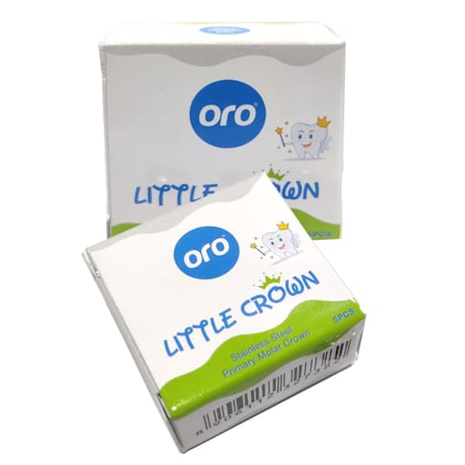 Oro SS Little Crown Primary Molar - D (1st Molar) (Pack of 5)