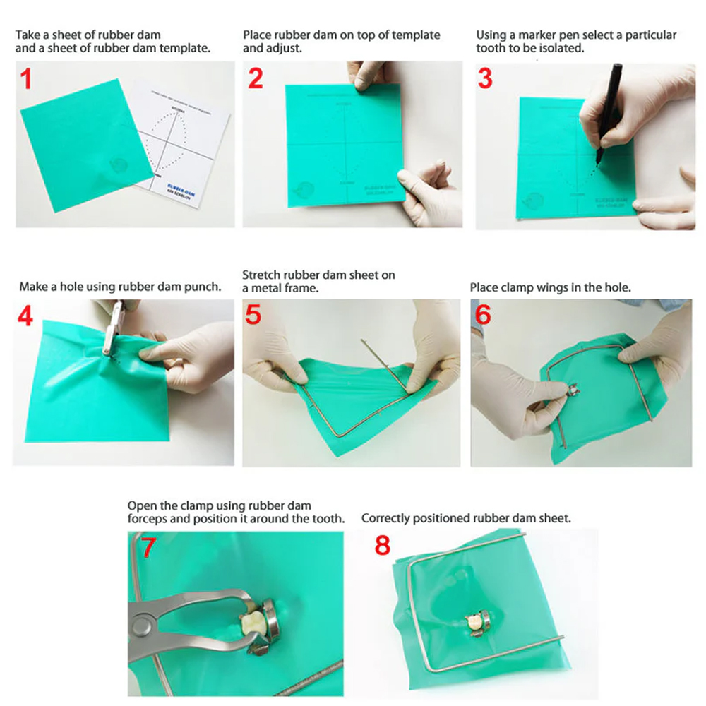GDC Rubber Dam Sheet - Adult 6X6 (Rdlamg6X6)