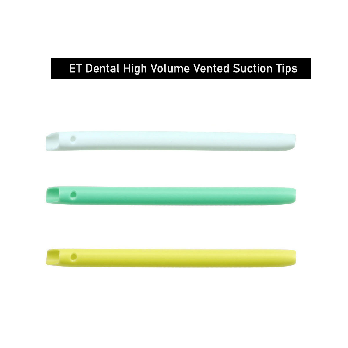 ET Dental High Volume Evacuation Tips - PK of 1 	
