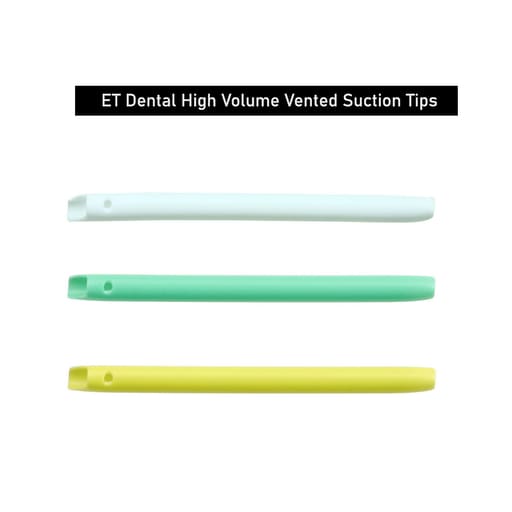 ET Dental High Volume Evacuation Tips - PK of 1 	