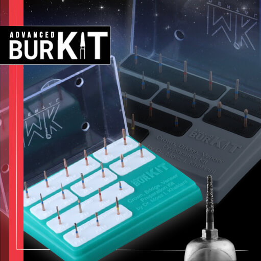 Mik Advanced Tooth Preparation Bur Kit (Pack of 19 Burs)