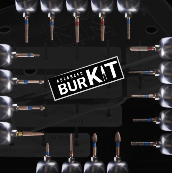 Mik Advanced Tooth Preparation Bur Kit (Pack of 19 Burs)