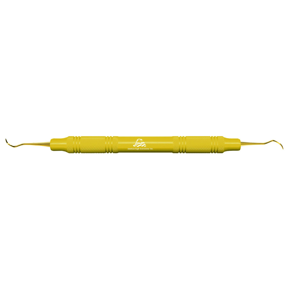 American Eagle Posterior Scaler 204S Talon Yellow Resin Handle with XP Technology - AES204SXPX