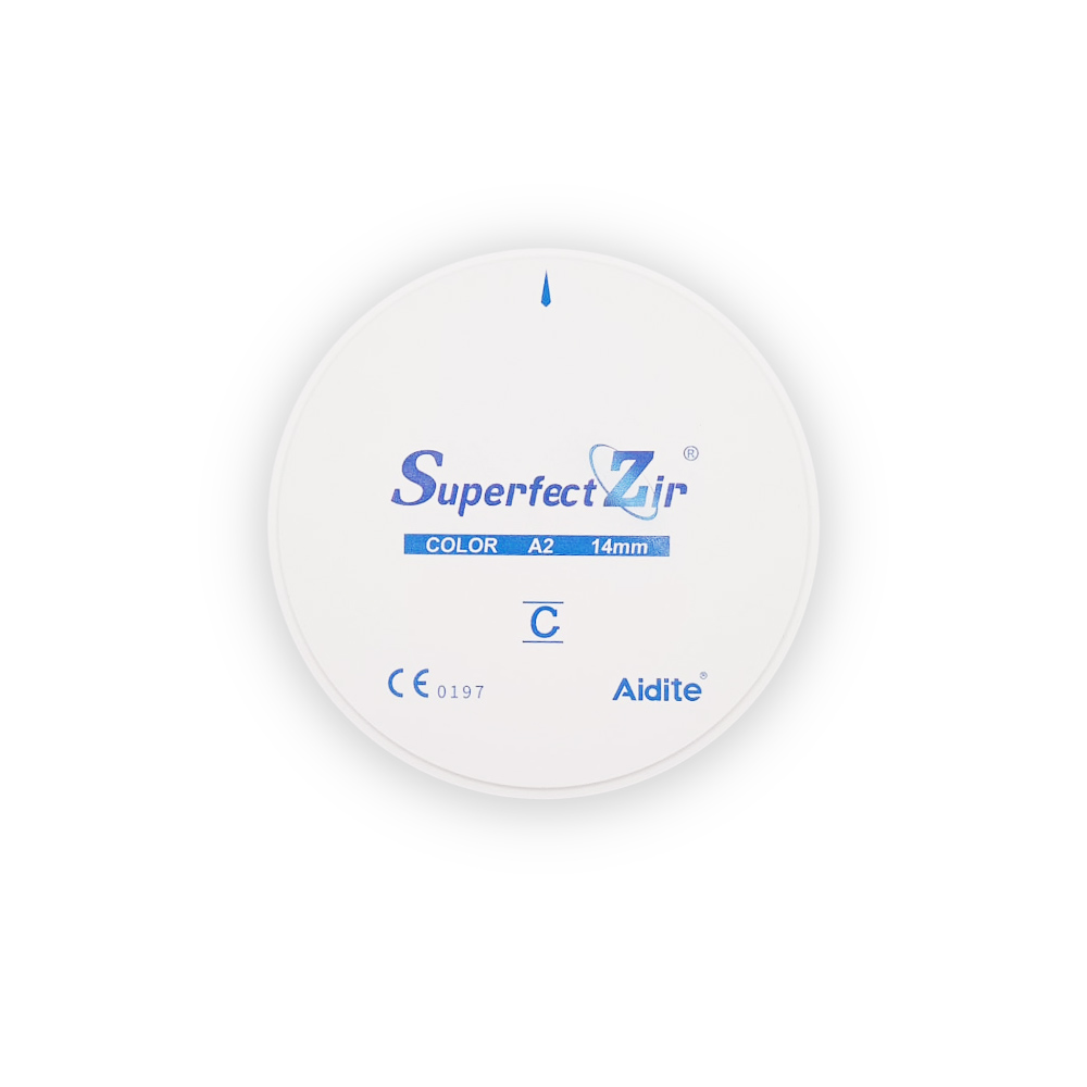 Aidite SuperfectZir Zirconia Block ST Color 98x14mm - STC A2