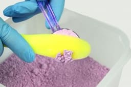 Dental Alginate Scoop And Measuring Jar (Purple) - 3