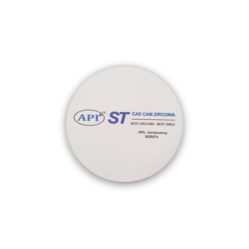 API Zirconia Dental Ceramics Blank ST A1 - 25MM