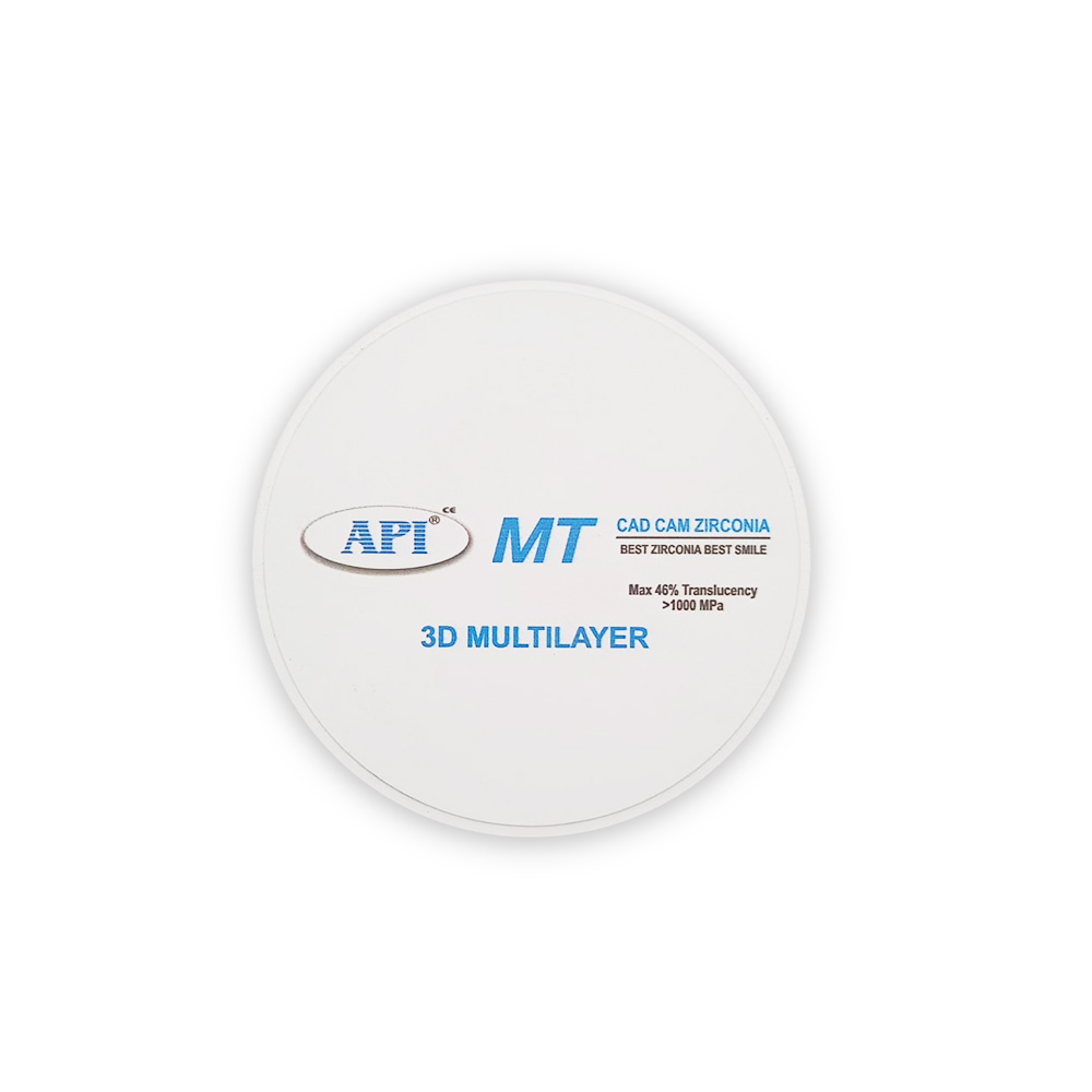 API Zirconia Dental Ceramics Blank ML A1 - 12MM