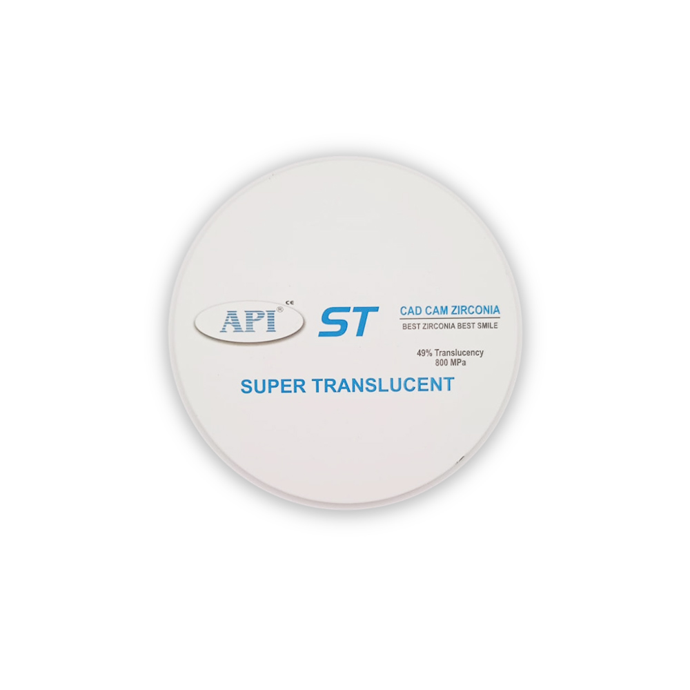 API Zirconia Dental Ceramics Blank White - ST Plus 98 x 20MM