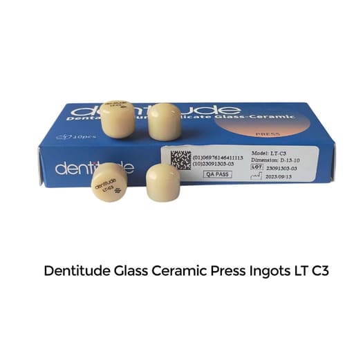 Dentitude Glass Ceramic Press Ingots (Pack of 10)
