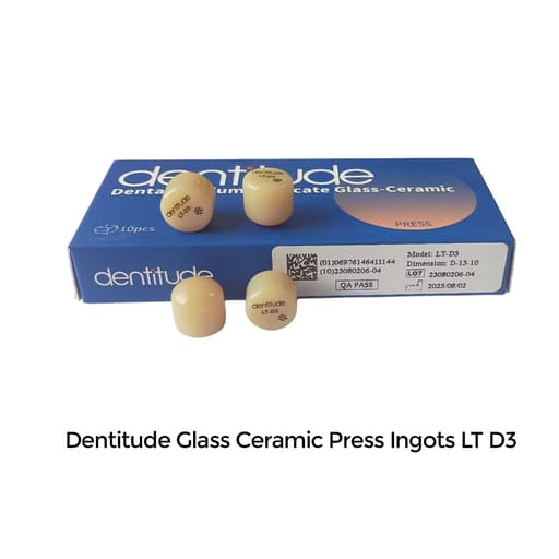 Dentitude Glass Ceramic Press Ingots (Pack of 10)