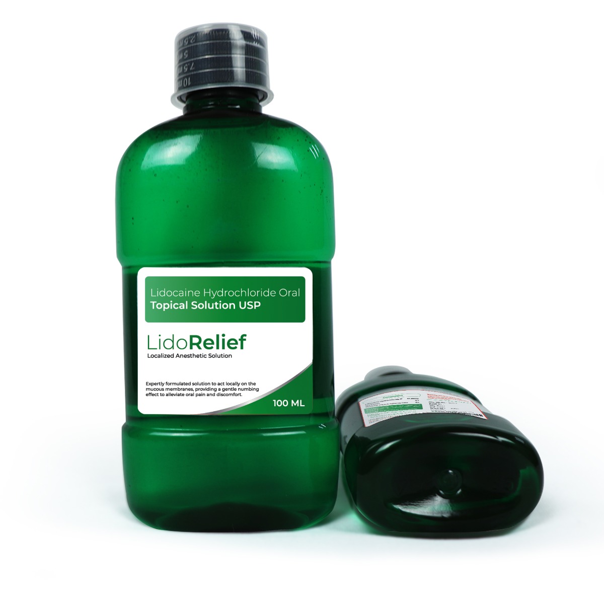 Vasa Lidorelief Lidocaine Hydrochloride Oral Topical Solution 2% ( Pack Of 10 )