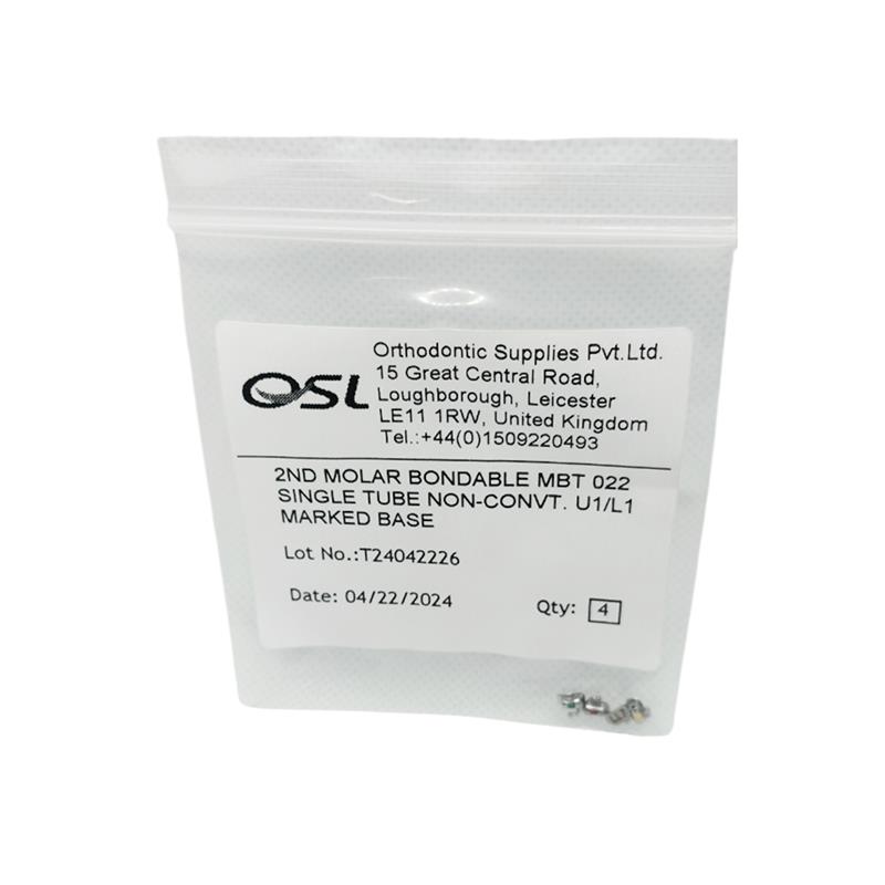 OSL 2nd Molar Bondable Buccal Tubes MBT U1/L1 (Pack Of 4)