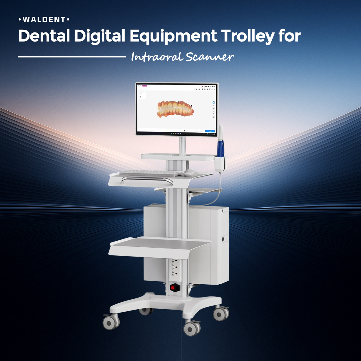 Waldent Dental Digital Equipment Trolley for Intraoral Scanner     