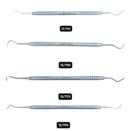 Waldent Perio Scalers With Round Solid Handle Set Of 8 - PSP8 (K15/7) - 7