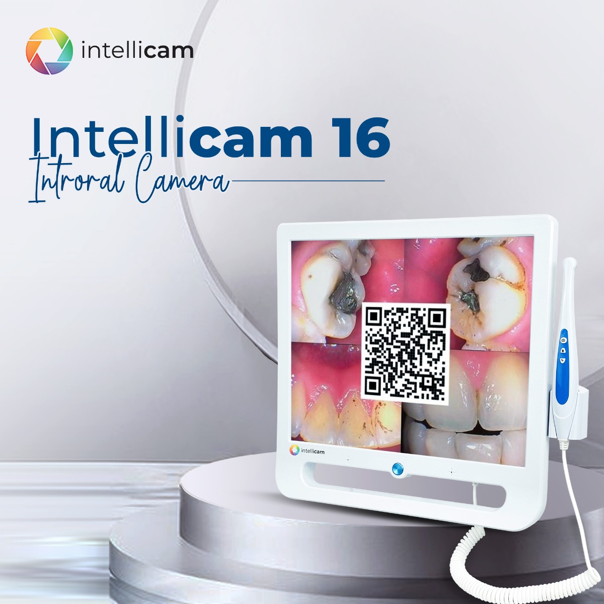 Intellicam 16MP Intraoral Camera with 17" Screen
