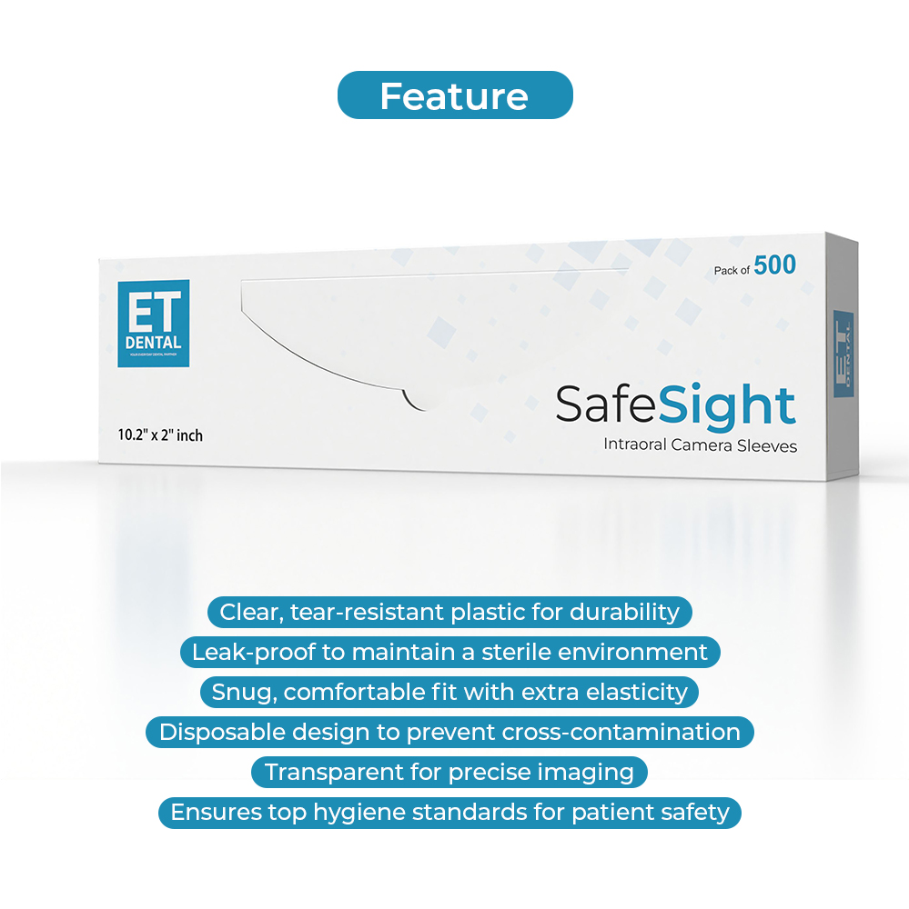 ET Dental SafeSight Intraoral Camera Sleeves (500pcs/Box)