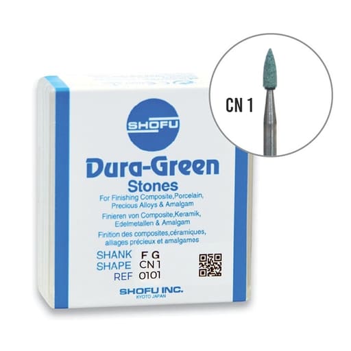 Shofu Dura Green Stones FG Airotor Burs (0101)