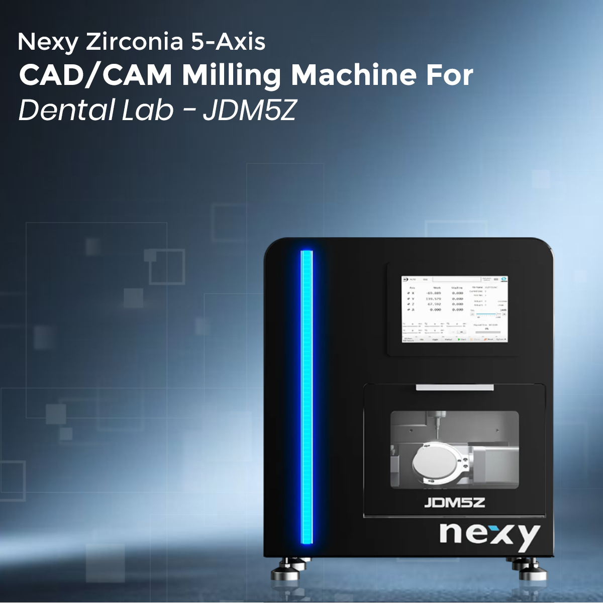 Nexy Zirconia 5-Axis CAD/CAM Milling Machine for Dental Lab - JDM5Z