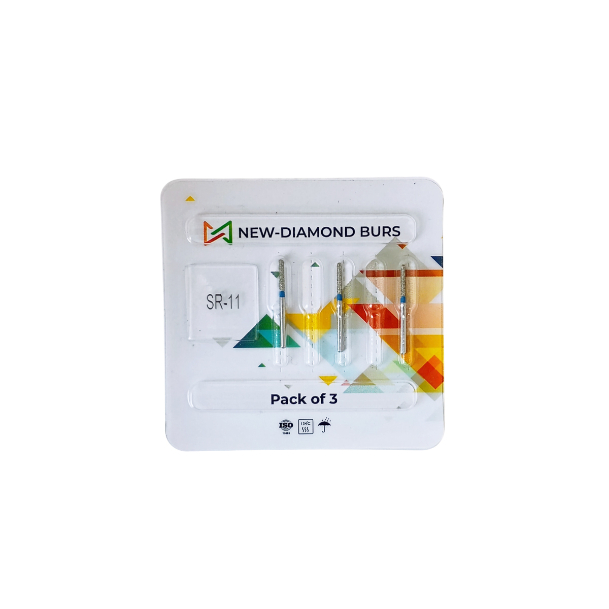 NewDiamond Straight Round Diamond Bur -SR (Pack Of 3)