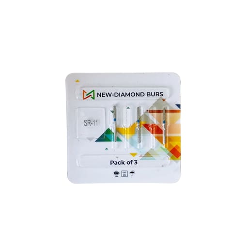 NewDiamond Straight Round Diamond Bur -SR (Pack Of 3)