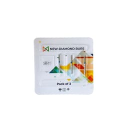 NewDiamond Straight Round Diamond Bur SR-11 (Pack Of 3)
