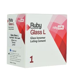 Rubydent RubyGlass L Glass Ionomer Luting Cement - 5