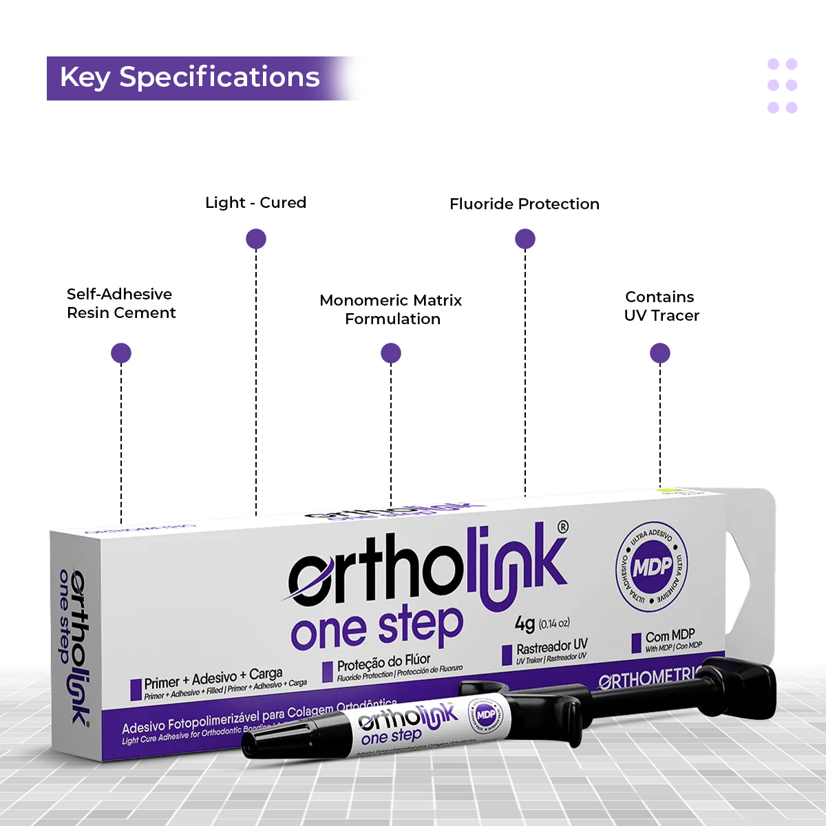 OrthoMetric Ortholink One Step Adhesive