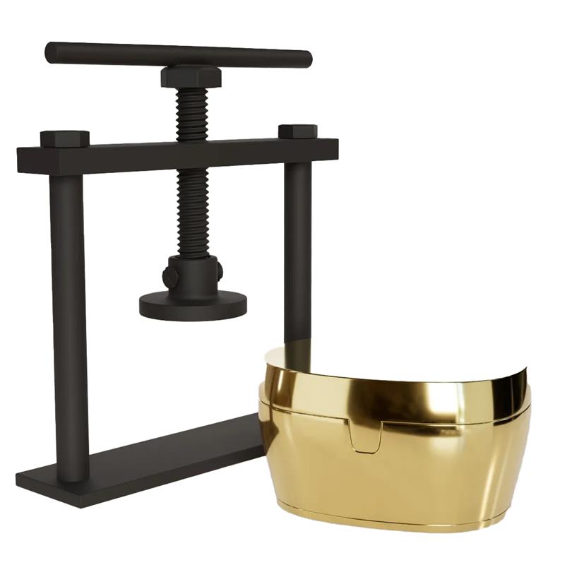 Indian Dental Flask & Clamp