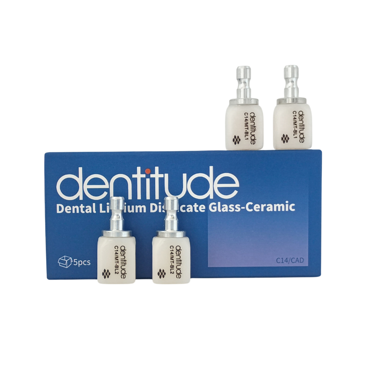 Dentitude Glass Ceramic CAD-CAM Dazzling Blocks (Pack of 5)