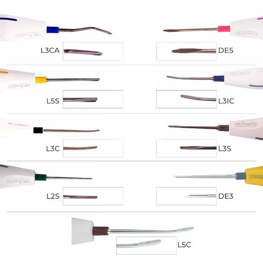 Oracraft Luxacut Luxators Set Of 9 With Pouch - LSP9