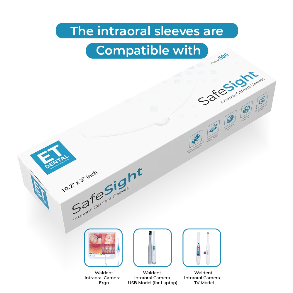 ET Dental SafeSight Intraoral Camera Sleeves (500pcs/Box)
