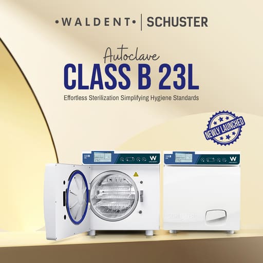 Waldent Schuster Class B Autoclave 23L