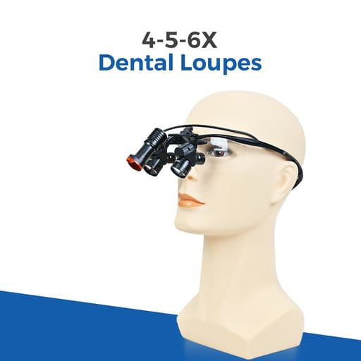 Endoking Dental Loupes with Adjustable Magnification (4x,5x,6x) - M008