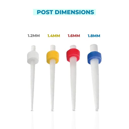 Waldent Radiopaque Composite Fiber Post Kit