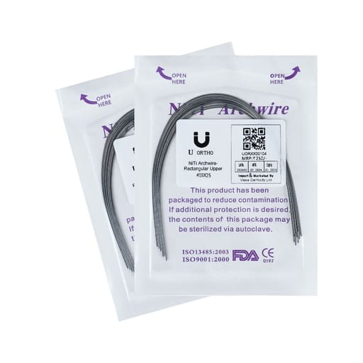 U Ortho NiTi Archwire - Rectangular (pack of 10)