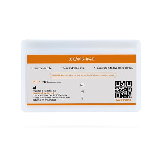 Waldent Gutta Percha Points 6%