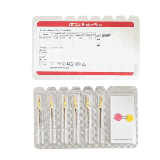 Woodpecker Endo Plus Gold Rotary File 21mm (W3 20/ 0.06)