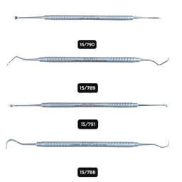 Waldent Perio Scalers With Round Solid Handle Set Of 8 - PSP8 (K15/7) - 6