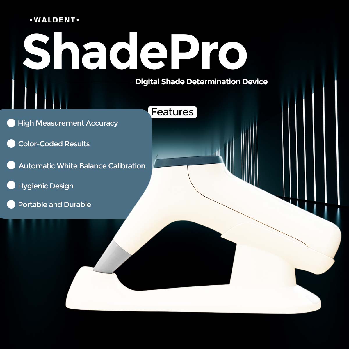 Waldent ShadePro Digital Shade Determination Device