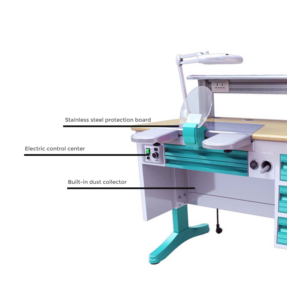 Jinguang Adjustable Dental Technician Table - 1.2m