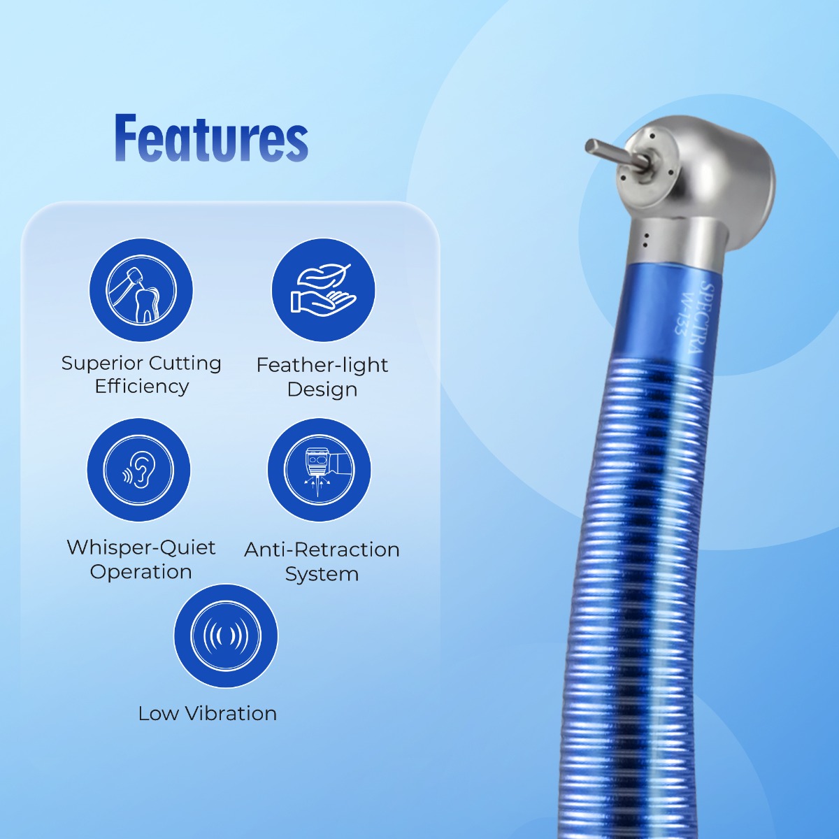 Waldent Spectra Airotor And Cartridge - Super Torque 