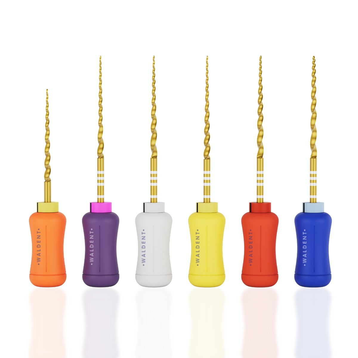 Waldent Pro-Taper Gold Hand Files 25mm Assorted SX-F3