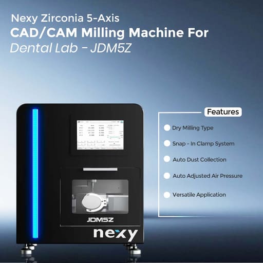 Nexy Zirconia 5-Axis CAD/CAM Milling Machine for Dental Lab - JDM5Z