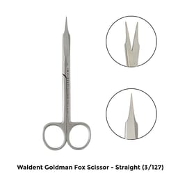 Waldent Goldman Fox Scissors - 2