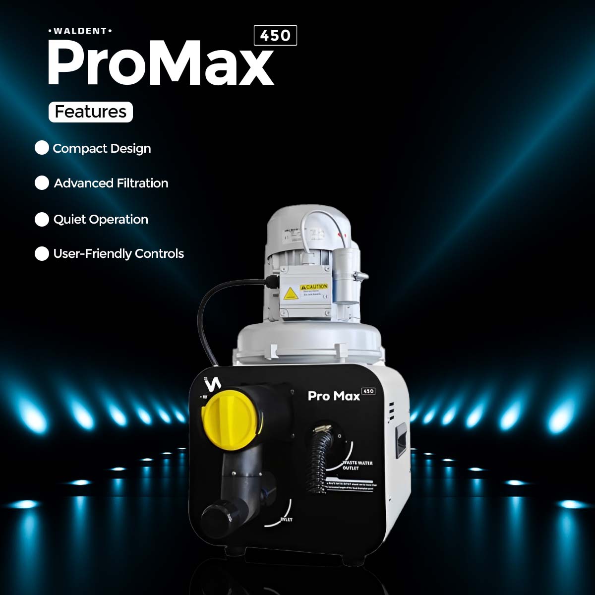 Waldent ProMax 450 Dental Suction Unit     